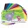 Barevná čtvrtka (barevný karton), A4, 180g/m2, mix 12 barev po 5ti kusech