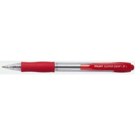 Kuličkové pero PILOT Super Grip, barva červená