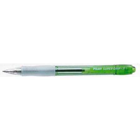 Kuličkové pero PILOT Super Grip Neon, barva zelená