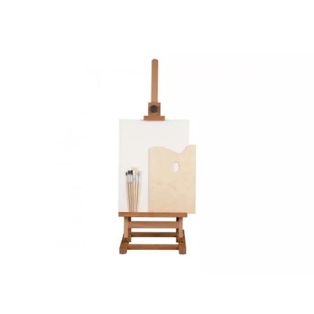 Malířský stojan v setu s plátnem, paletou a štětci (Set B/RP)