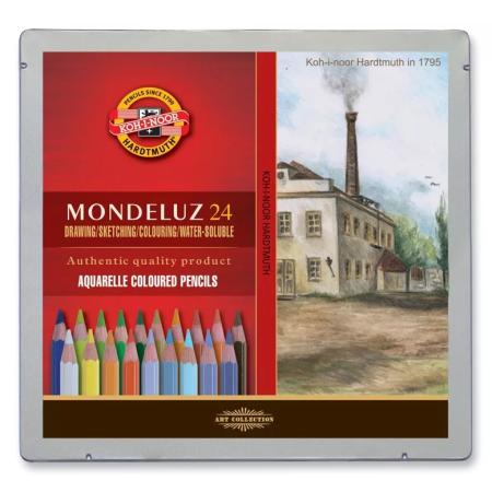 Pastelky akvarelové Koh-i-noor 24ks Mondeluz 3724 krajina