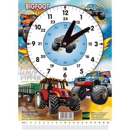 Školní hodiny EMIPO Bigfoot - Traktor